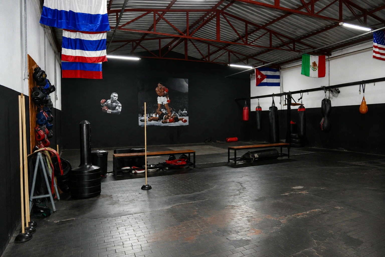 Salão de treino da Fight Club Custom